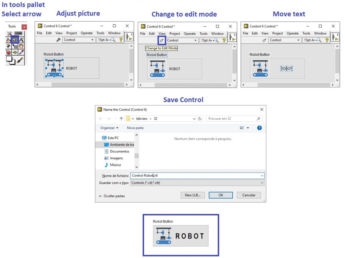 LABVIEW Tip 32 Add picture into button Edupez Tips